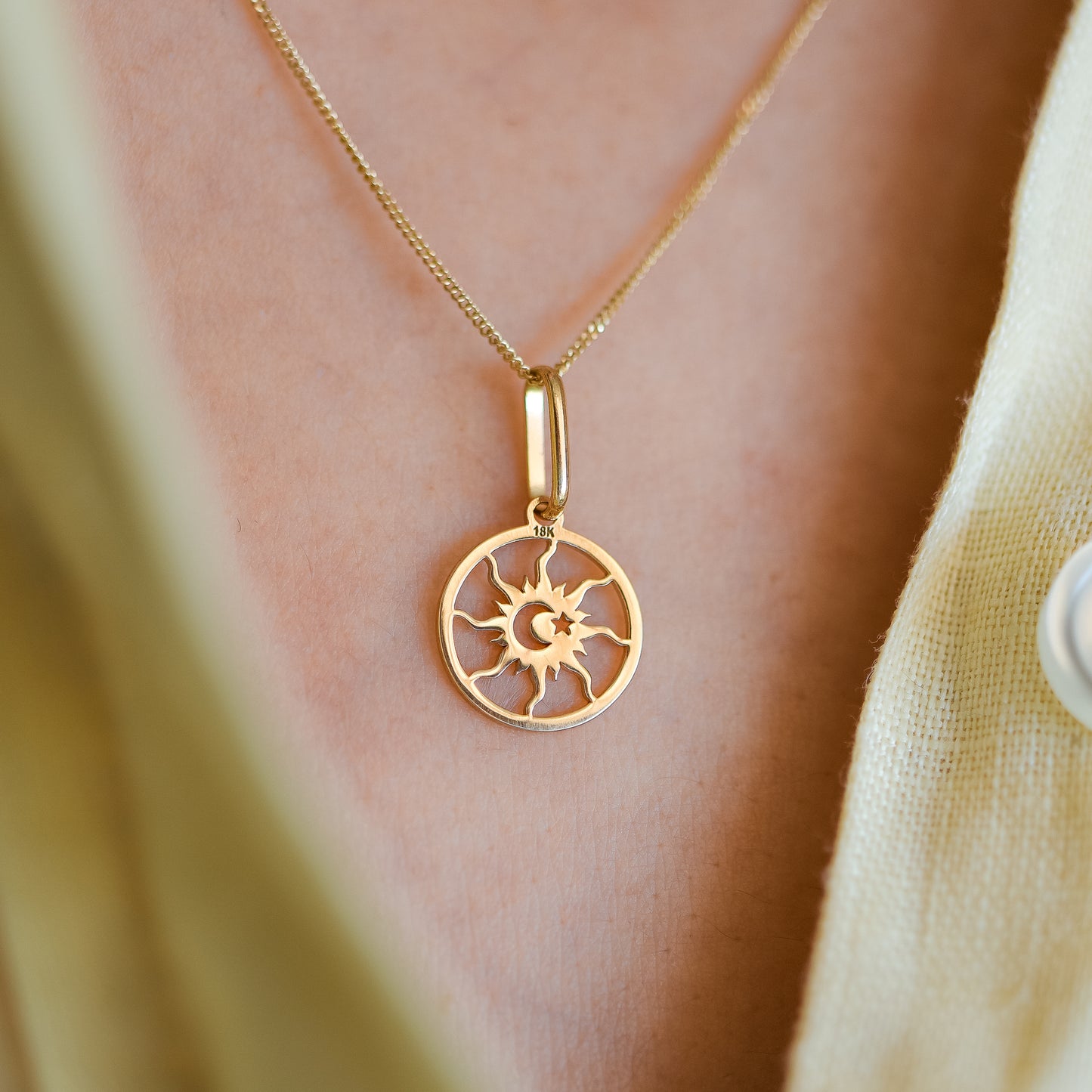 DIJE SOL, LUNA y ESTRELLA