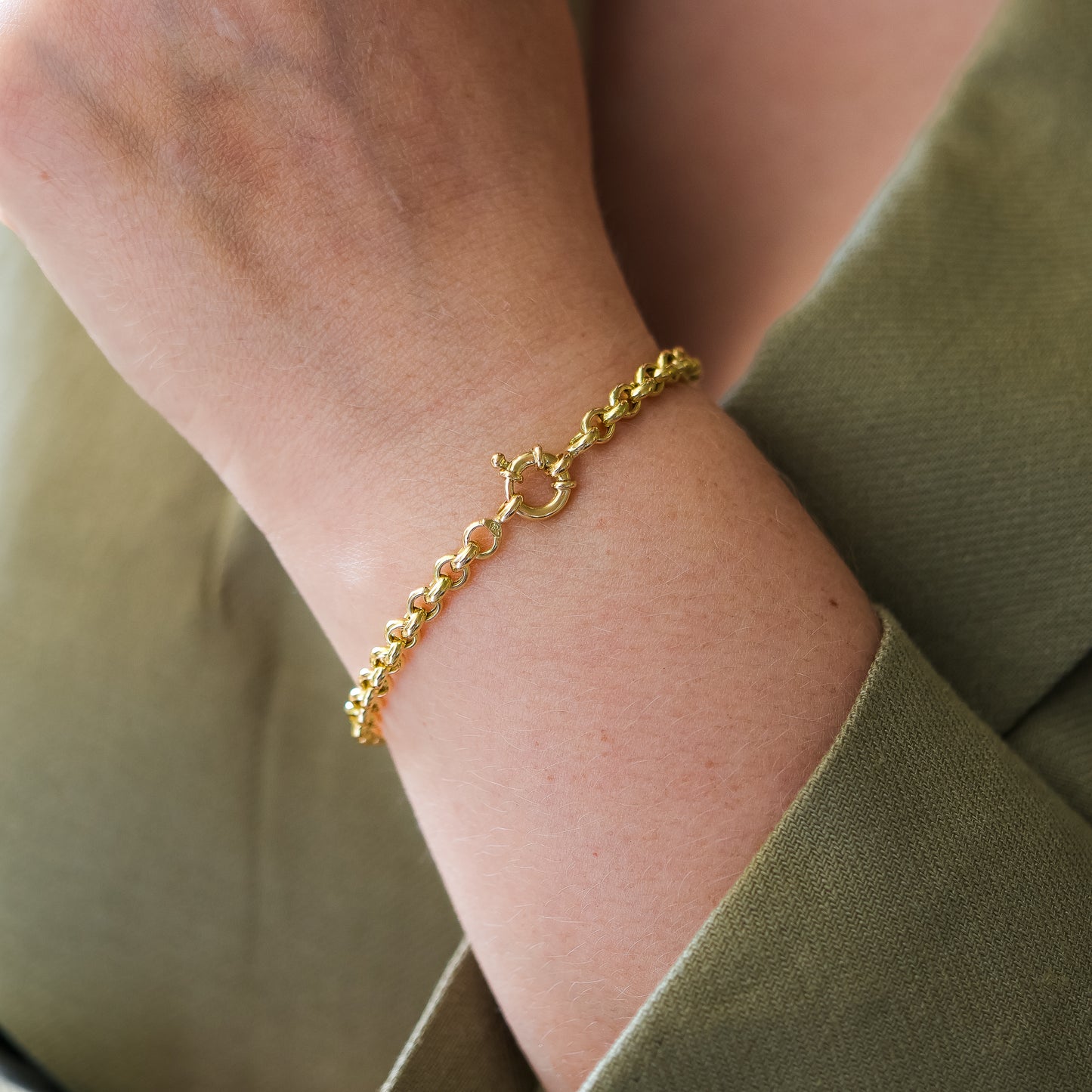 PULSERA ROLO CON BROCHE TIMÓN