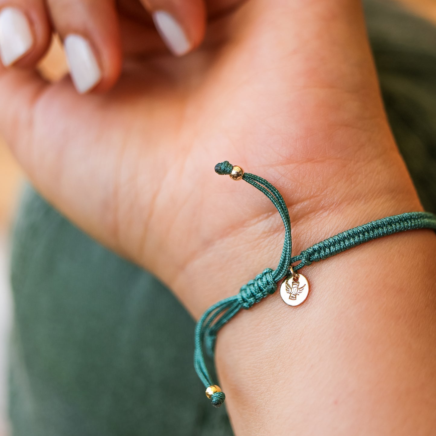 PULSERA TEJIDA DE NEFRITA