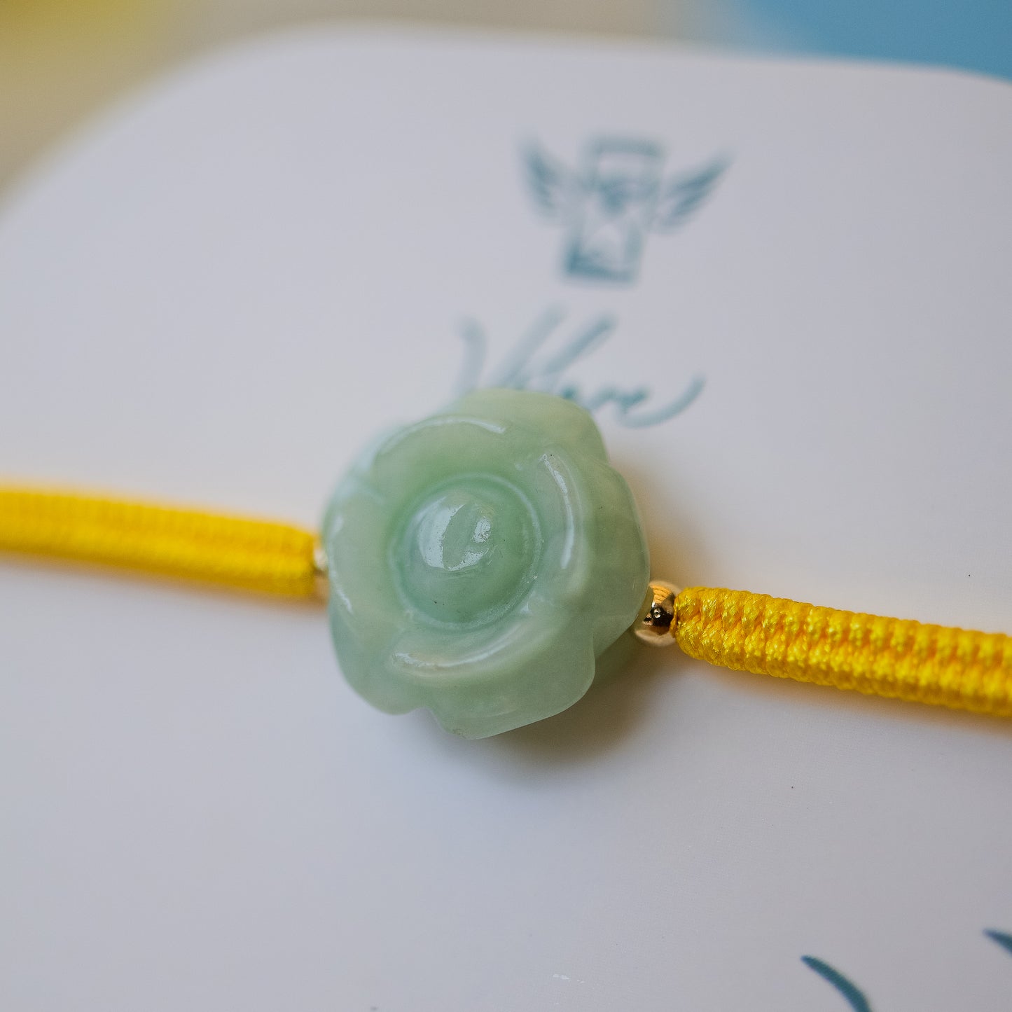 PULSERA TEJIDA JADE ROSA PAZ