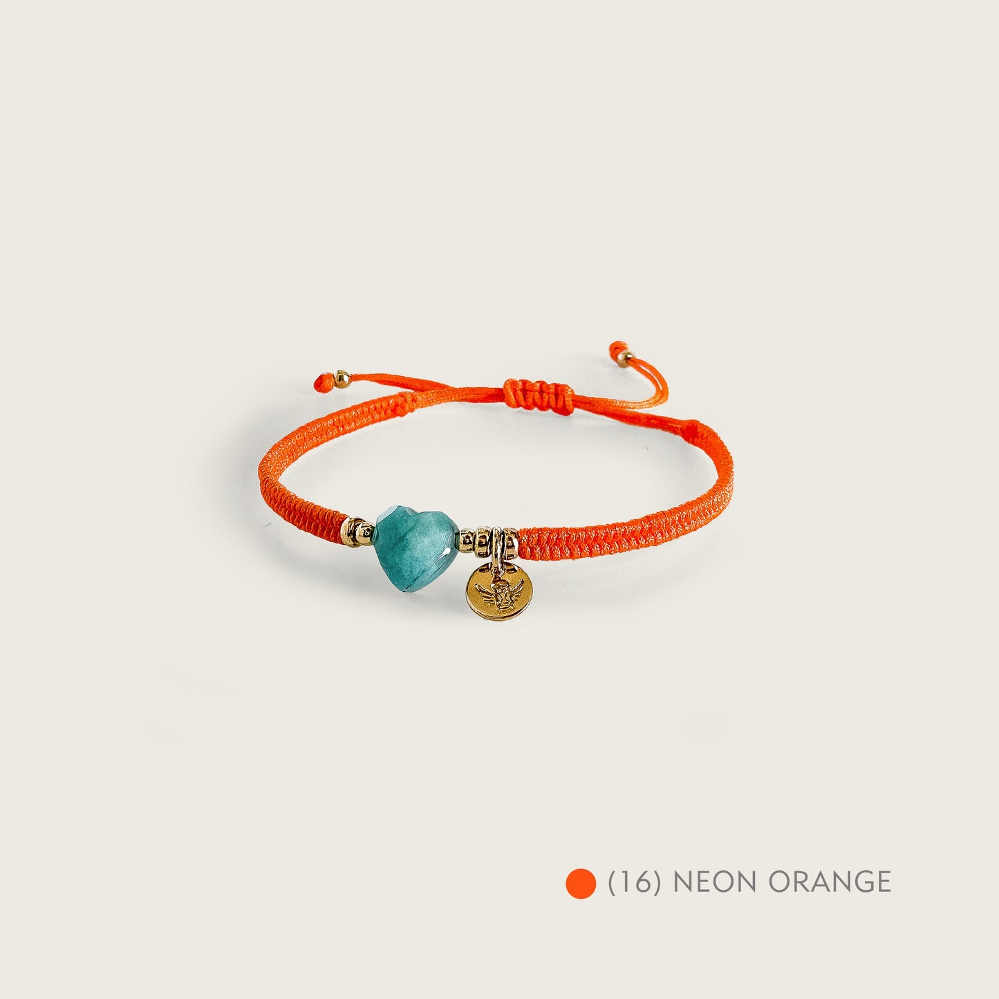 PULSERA VOLARE CORAZÓN AMAZONITA